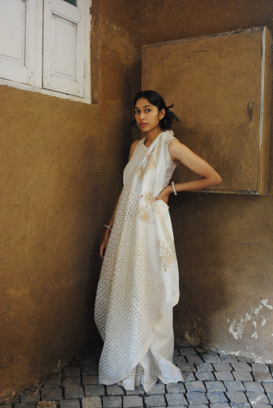 Usha Pasi handcrafted Gujarati saree